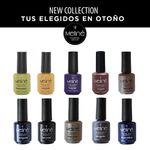 Combo 4 Esmaltes Semipermanentes Gel Uv/led Meliné Colección Otoño