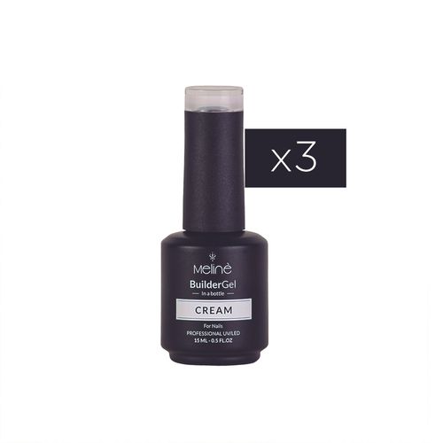 Combo x3 Builder Gel In A Bottle x15ml Meliné