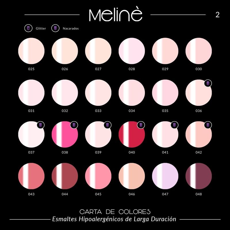 Combo Meliné carta completa 69 colores