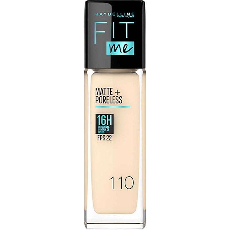 BASE LIQ FIT me MATTE+PORE M,Y 110-Porcelain