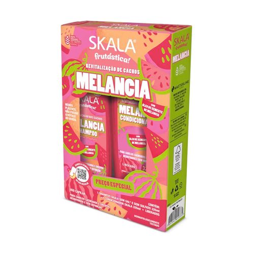 Kit Shampoo + Acondicionador Frutástica Melancia x325 ml Skala