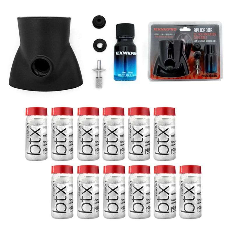 Aplicador de Tratamientos Capilares + 12 Ampollas BTX Primont
