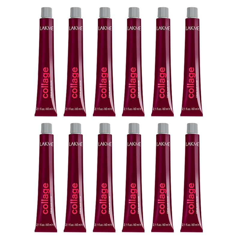 Combo 12 Tinturas Collage Creme Hair Color x60ml Lakmé