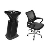 Columna y Bacha TeknikStyle + Sillón Day