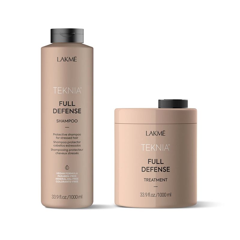 Combo Grande Protector de Cabellos Estresados Full Defense Lakme