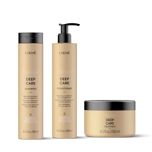 Combo Chico Reparador Cabellos Dañados Deep Care Lakme