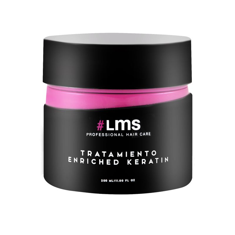 Kit Brillo y Suavidad Para Cabellos Tratados Químicamente Enriched Keratin Lms