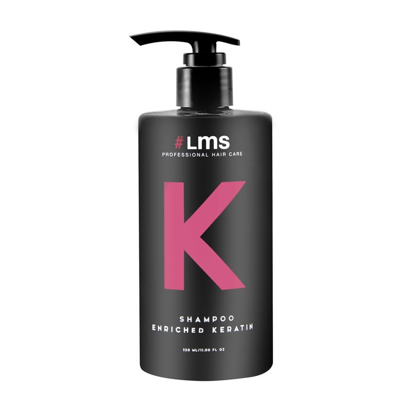Kit Brillo y Suavidad Para Cabellos Tratados Químicamente Enriched Keratin Lms
