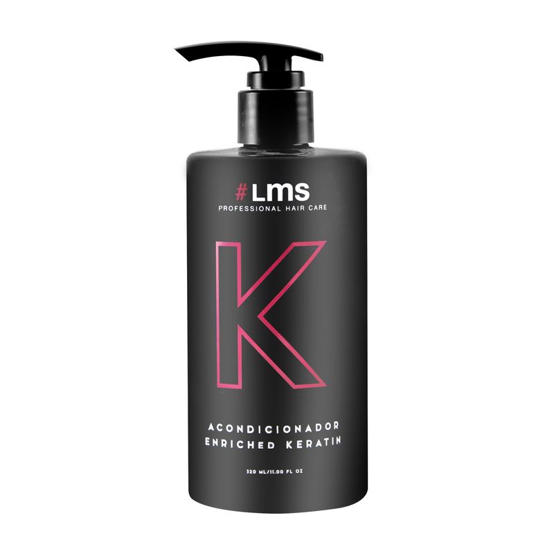 Kit Brillo y Suavidad Para Cabellos Tratados Químicamente Enriched Keratin Lms