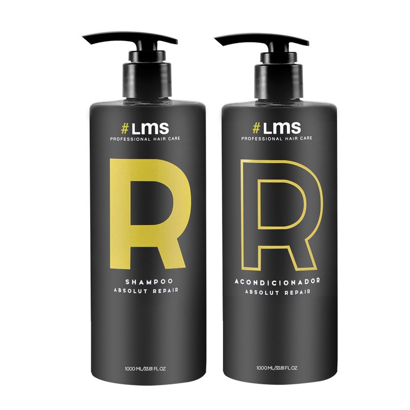 Kit Reparador Grande Shampoo + Acondicionador Reparador Absolut Repair Lms