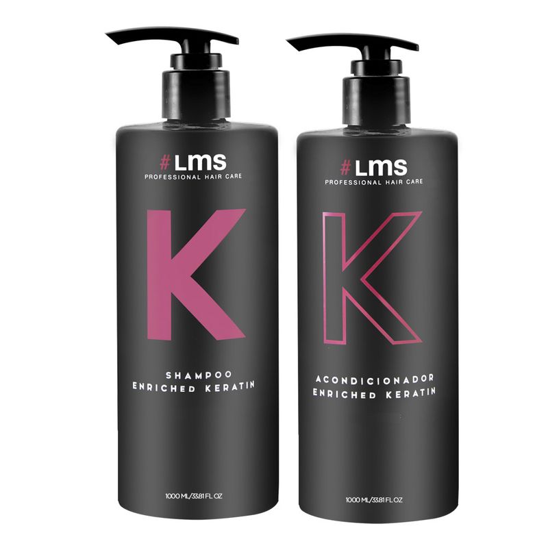 Kit Nutritivo Grande Shampoo + Acondicionador Keratin Lms