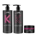 Kit Nutritivo Grande Shampoo + Acondicionador + Tratamiento Keratin Lms