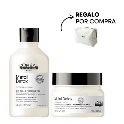 Shampoo + Máscara Metal Detox Serie Expert L'Oréal Professionnel