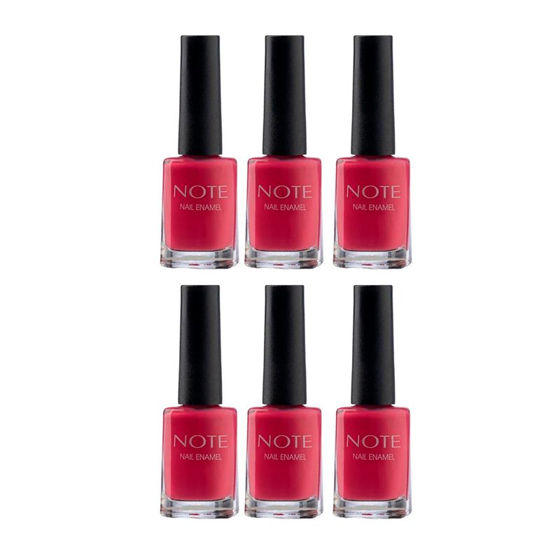 6 Esmaltes Nail Enamel x9ml Note