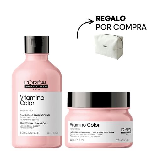 Kit Shampoo + Tratamiento Vitamino Color Serie Expert L'Oréal Professionnel
