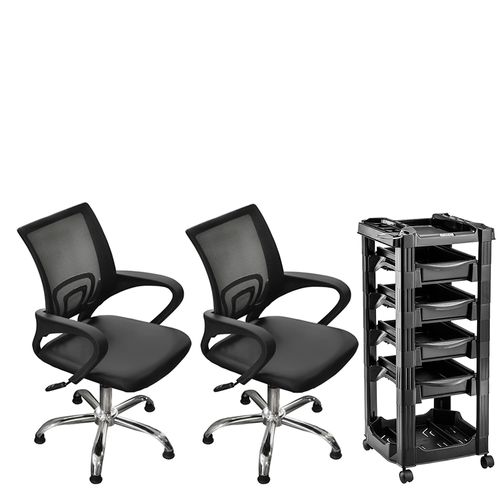 Combo 2 Sillones de Corte Day + Módulo Ayudante Vegas Teknikstyle