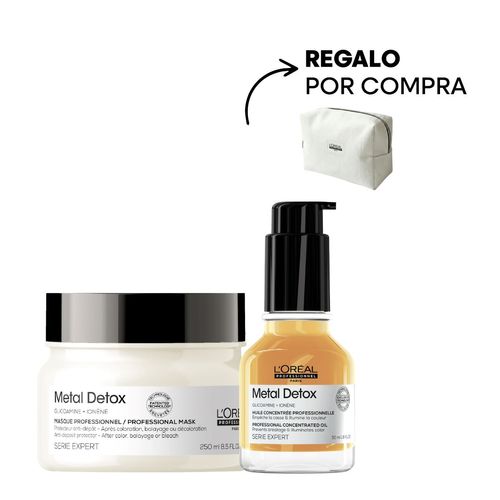 Kit Máscara + Oleo Metal Detox Serie Expert L'Oréal Professionnel