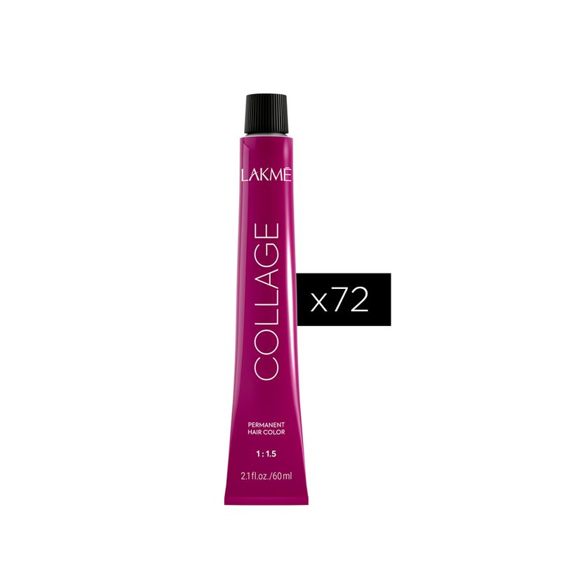 Kit 72 Tinturas Collage Creme Hair Color x60ml Lakmé