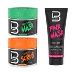 Kit Mascarillas Faciales + Exfoliante LEVEL3