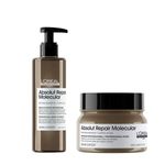 Kit Sérum De Enjuague + Máscara Absolut Repair Molecular Serie Expert L'Oréal Professionnel