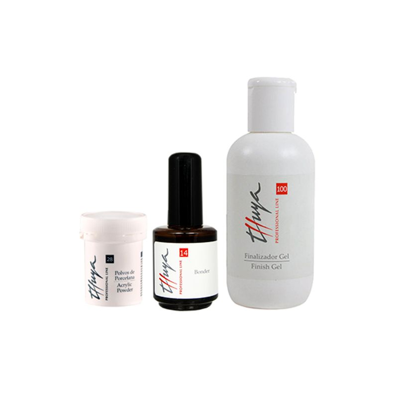 Kit Thuya Polvo Acrílico + Bonder + Finalizador