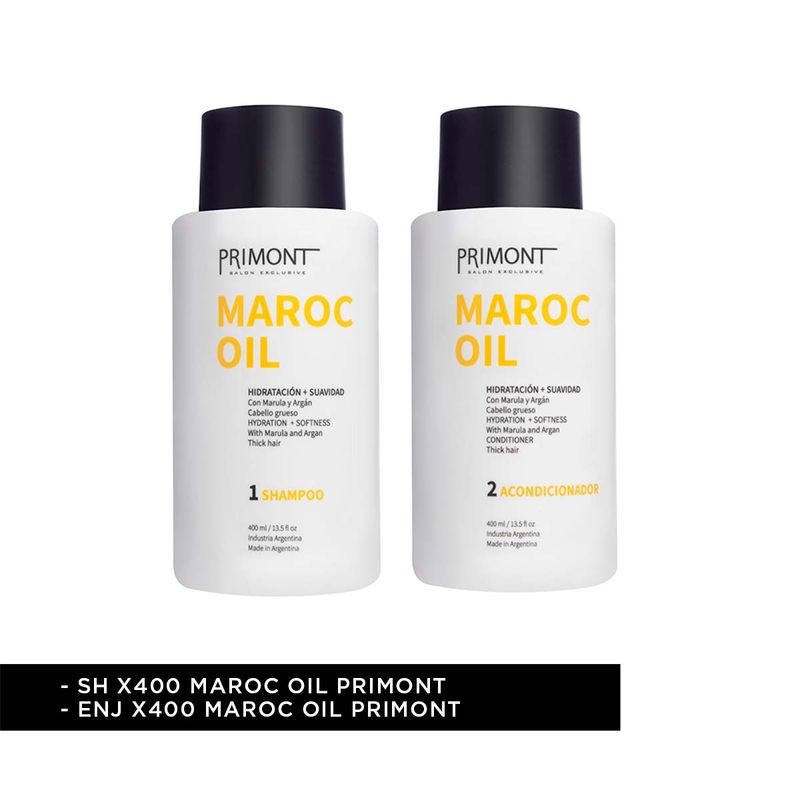 Kit Maroc Oil Chico Shampoo + Acondicionador Primont