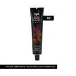 Kit Coloración 6 Tinturas Color x60ml Salon Essentials