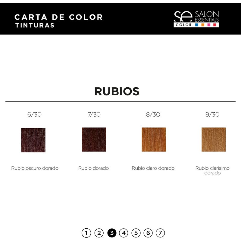 Kit Coloración 6 Tinturas Color x60ml Salon Essentials