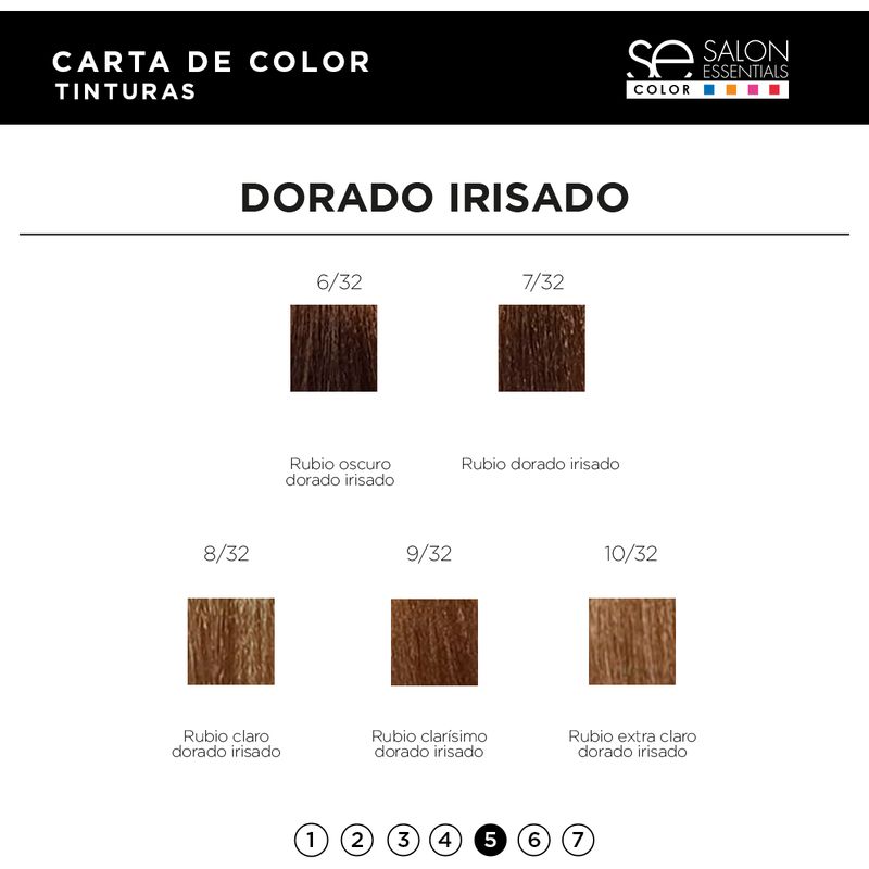 Kit Coloración 6 Tinturas Color x60ml Salon Essentials