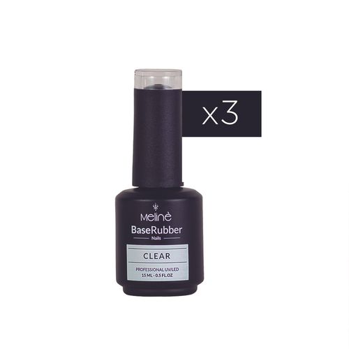 Combo x3 Base Rubber x15ml Meliné