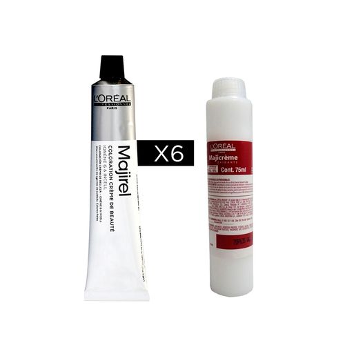 Kit x6 Tinturas Majirel Coloración x 50grs. Loreal Professionnel
