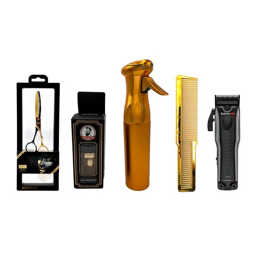 Combo Profesional Máquina de Corte Lo-ProFX FX829 y Tijera Golden Cobalt