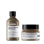 Kit Shampoo + Máscara Absolut Repair Molecular Serie Expert L'Oréal Professionnel