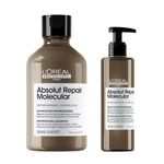 Kit Shampoo + Sérum De Enjuague Absolut Repair Molecular Serie Expert L'Oréal Professionnel