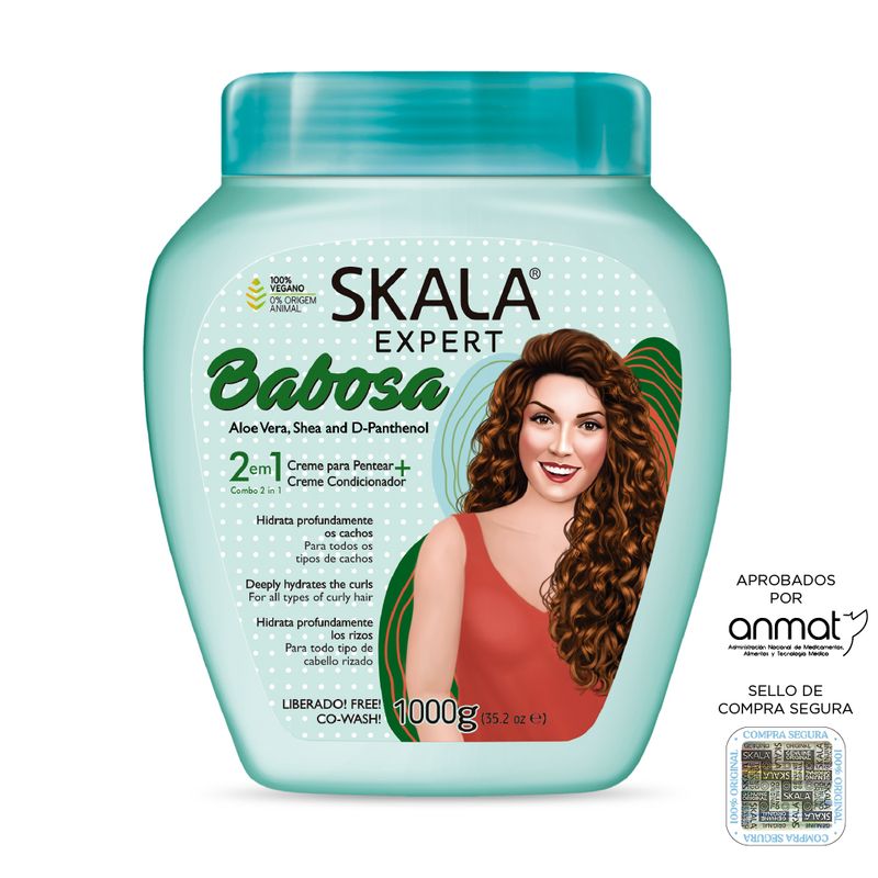 Kit Hidratación Cabellos Rizados Babosa Skala