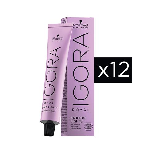 Combo 12 Tinturas Igora Royal Fashion Lights x60g Schwarzkopf