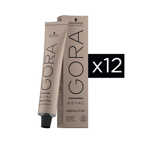 Combo 12 Tinturas Igora Royal Absolutes Schwarzkopf Professional