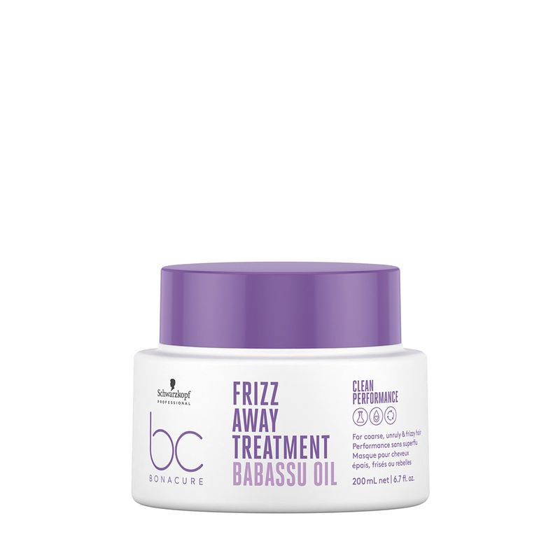 Kit Shampoo 250ml + Acondicionador 200ml + Tratamiento 200ml Frizz Away Bonacure Schwarzkopf