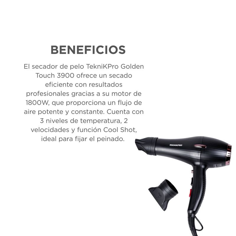 SECADOR GOLDEN TOUCH c/dif TEKNIKPRO