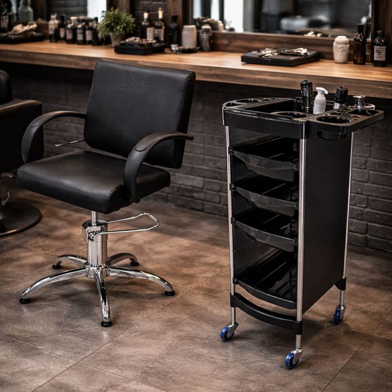 Combo Sillón Hidráulico Clásico Y Módulo Organizador – Teknikstyle