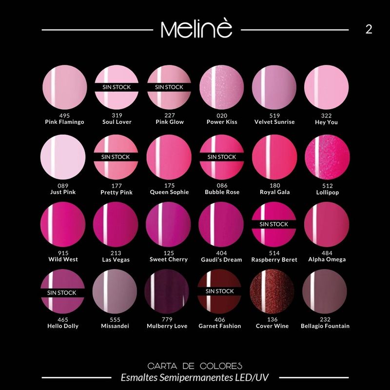 Combo Esmaltado Semipermanente Meliné Chico