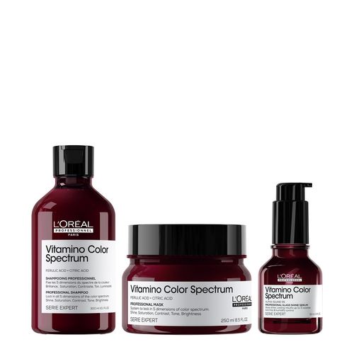 Kit Shampoo + Máscara + Sérum Vitamino Color Spectrum L'Oréal Professionnel