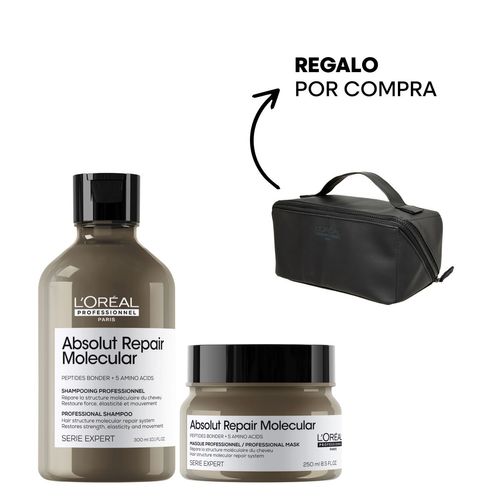 Kit Shampoo + Máscara Absolut Repair Molecular Serie Expert L'Oréal Professionnel