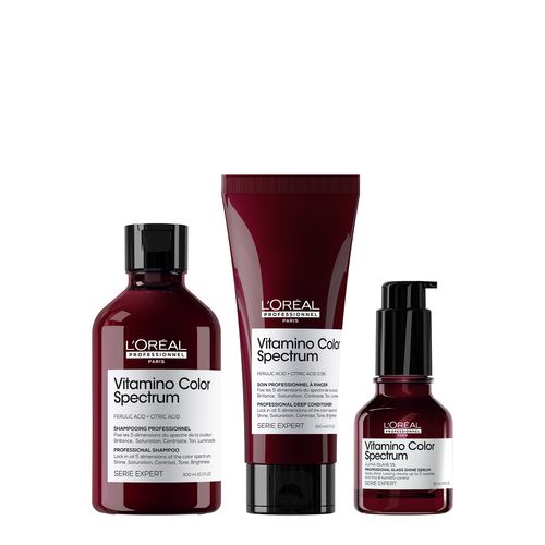 Kit Shampoo + Acondicionador + Sérum Vitamino Color Spectrum L'Oréal Professionnel
