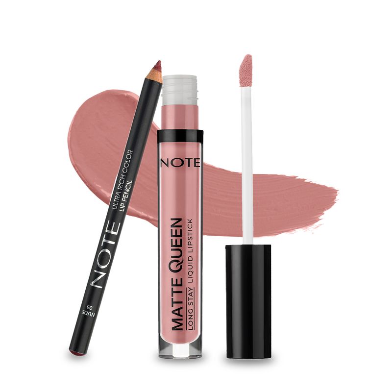LIp Combo One | Labial Líquido Matte + Delineador Note