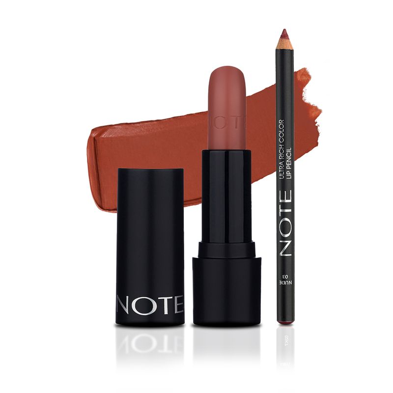 LIp Combo Two | Labial Líquido Matte + Delineador Note