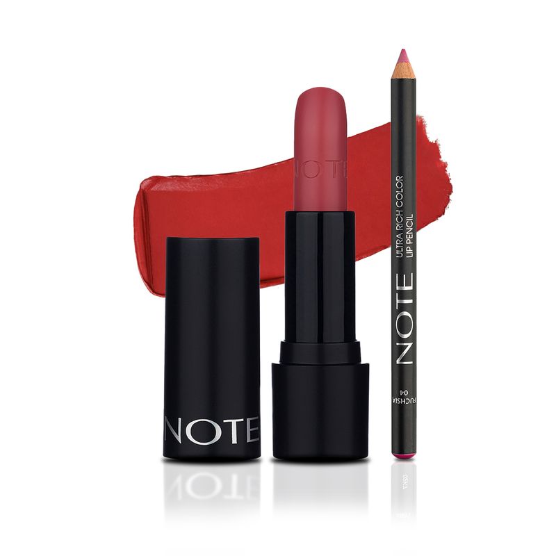 LIp Combo Two | Labial Líquido Matte + Delineador Note