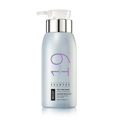 19 Pro Silver Shampoo - BIOTOP PROFESSIONAL - Matizador para cabello rubio - 250ml