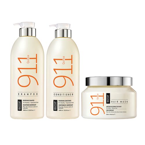 911 Quinoa Kit Salón - BIOTOP PROFESSIONAL - Hidratante - 550ml+1000ml+1000ml