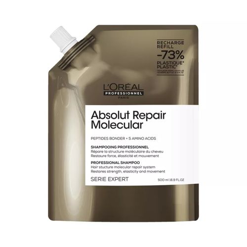 Refill Shampoo Absolut Repair Molecular | Serie EXPERT | 500ml | L’Oréal Professionnel